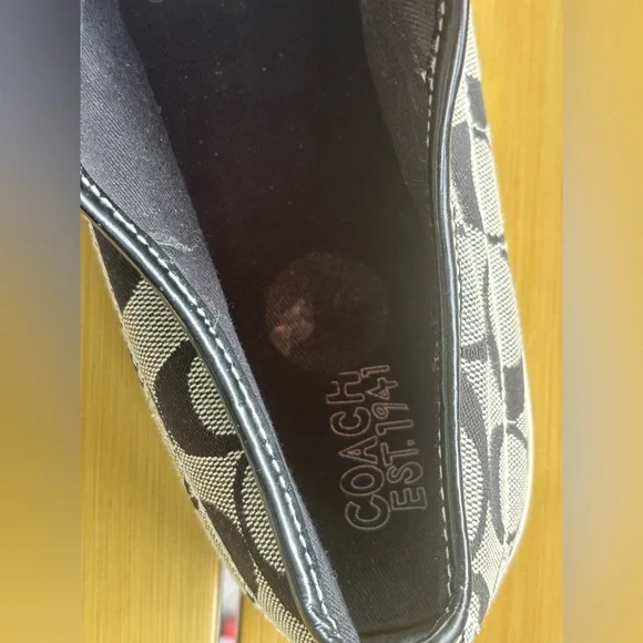 Coach slip on sneaker, black and white
Size 8 1/2 B - Picture 8 of 10